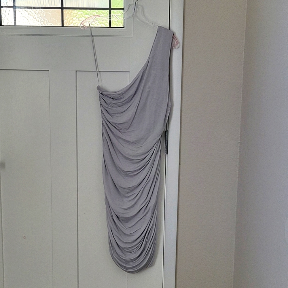 H&M one shoulder knee length dress